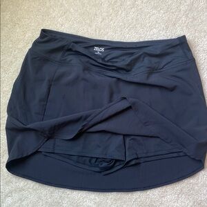 ZELOS Midnight Black Sports Skort